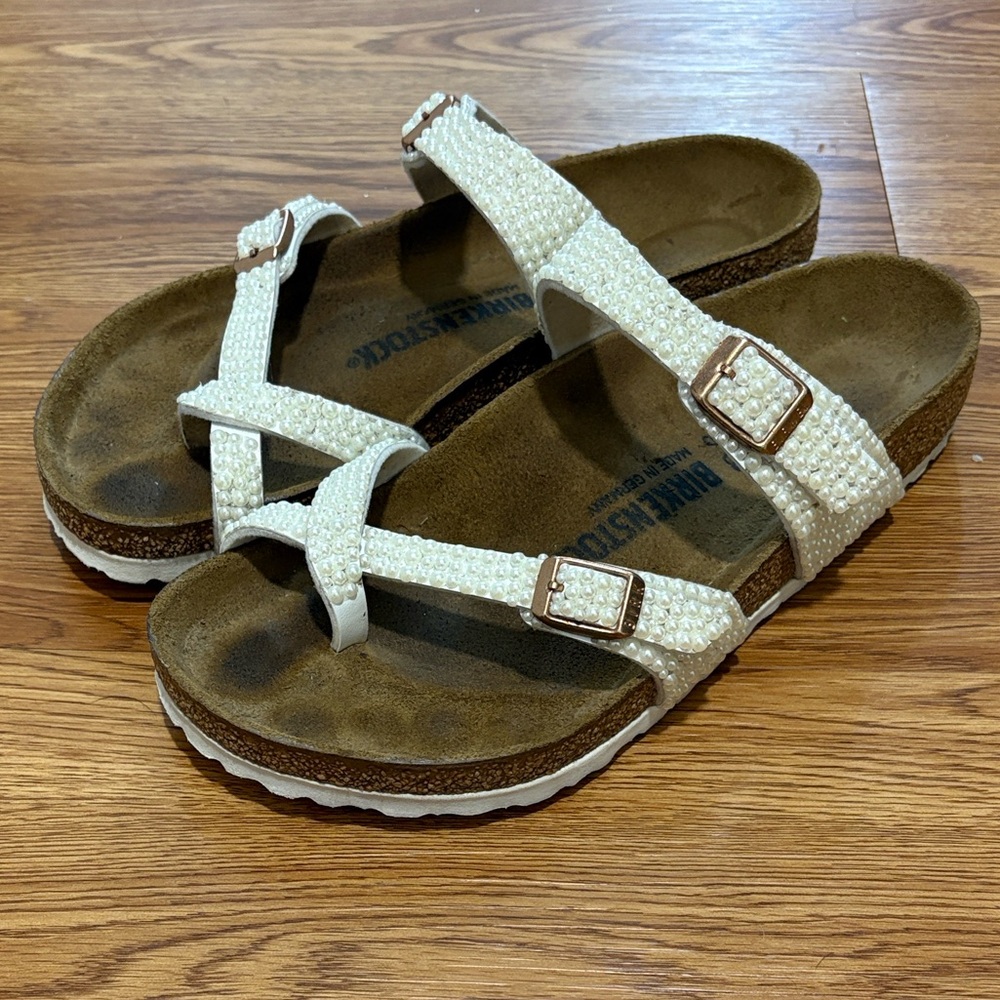 Customized Wedding Birkenstock Mayari Sandals